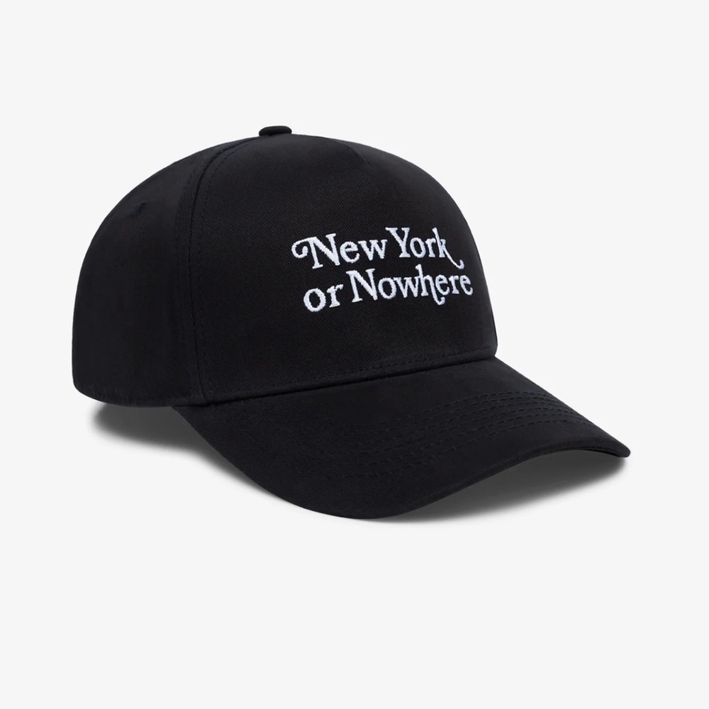 Classic Black Embroidered Cap